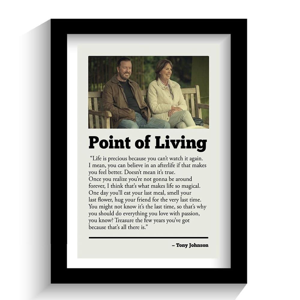 After Life Quote Print Ricky Gervais Quote Print