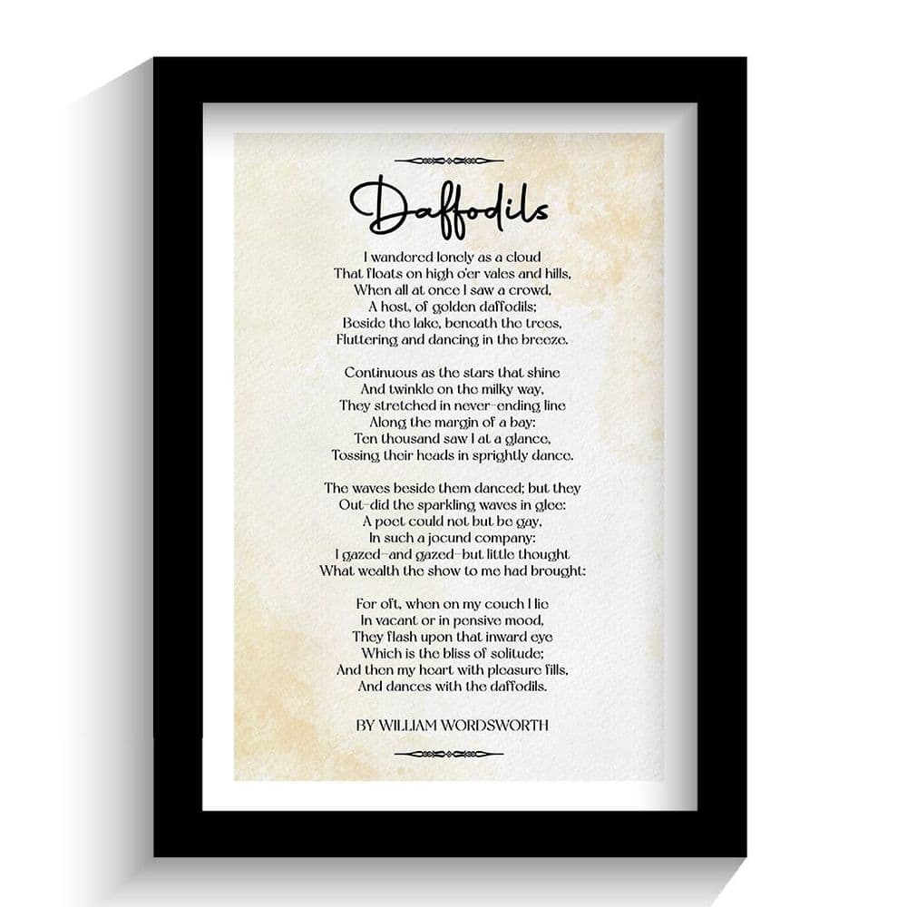 Daffodils by William Wordsworth