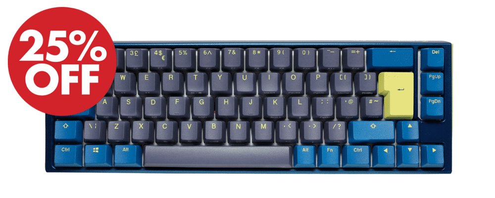 Ducky One 3 Mini Daybreak 60% Hotswap RGB Double Shot PBT