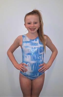 Blue Gymnast Leotard