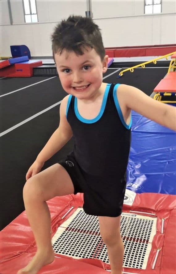 Boys Colured Trim Leotard