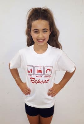 Eat Sleep Gymnastics Repeat T-shirt
