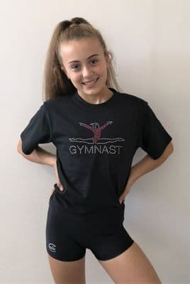 Gymnast Splits Diamante T-shirt
