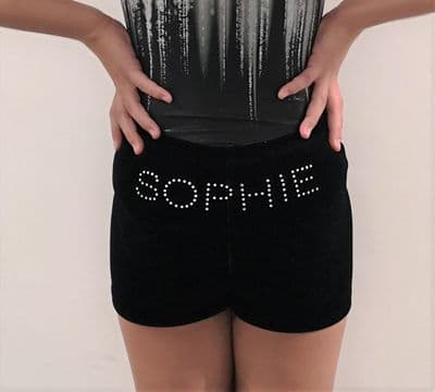 Personalised Velvet Shorts