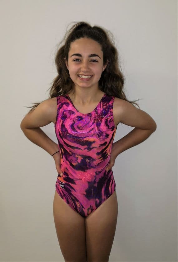 Pink Vortex Leotard
