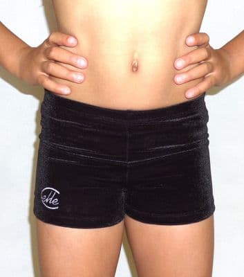 Plain Velvet Shorts