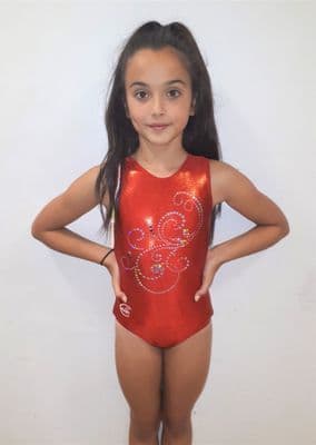 Swirl Spangle Leotard