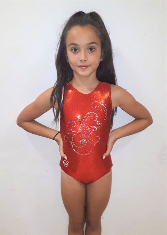 Swirl Spangle Leotard