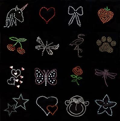 Velvet Shorts With Diamantes