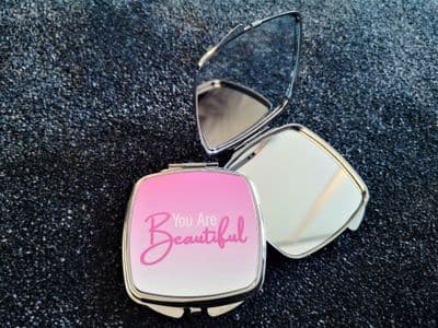 You Are Beautiful Compact Mirror