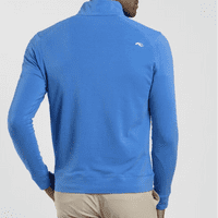 Kjus Hollow Pima Quarter Zip - Catamaran Blue