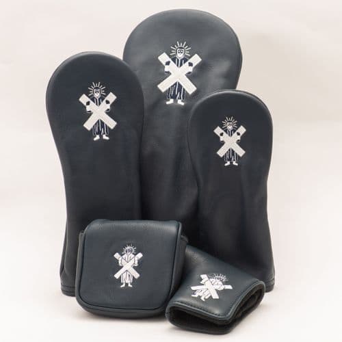 Leather Navy Headcovers