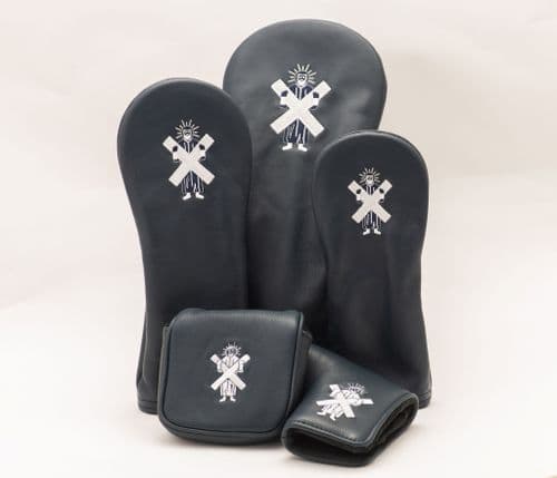 Leather Navy Headcovers