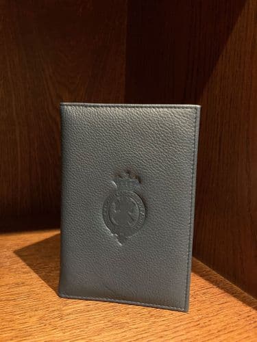 Leather Scorecard Holder - Navy