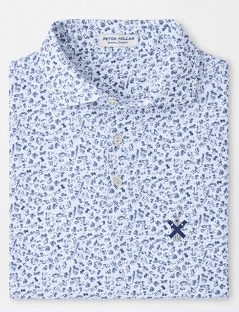 Peter Millar Wilkins Performance Shirt - White