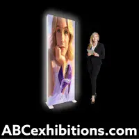 3000mm LED lightbox exhibition stand