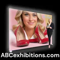 3000mm LED lightbox exhibition stand