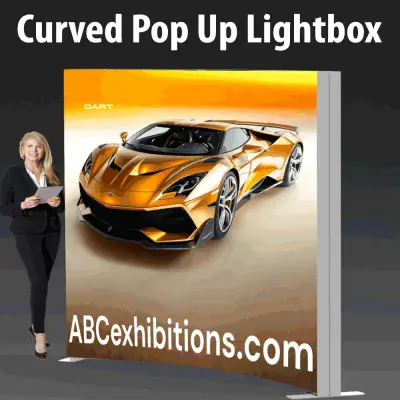 3x3 Curved Pop Up Lightbox