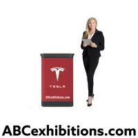 3x3 Curved Magnetic Pop Up Exhibition Stand and Display, also straight 3x3 pop up