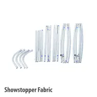 Fabric Showstopper 3x3 curved  pop up exhibition stand