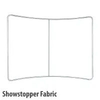Fabric Showstopper 3x3 curved  pop up exhibition stand