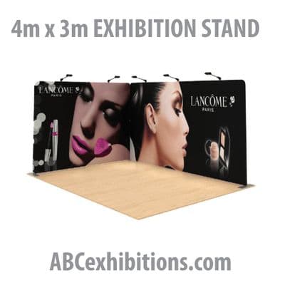 4m x 3m exhibition stand