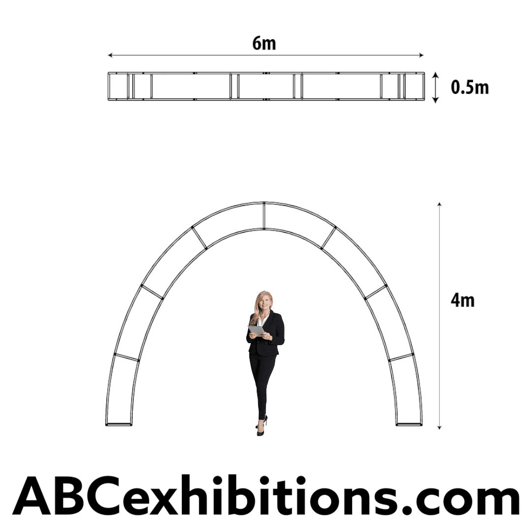 6m Indoor Event Arch