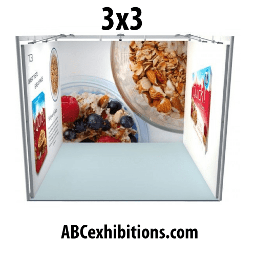 3m x 3m exhibition stand 1
