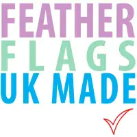 Crest Feather Flag Is Our Best Selling Feather Flag. Four size options.