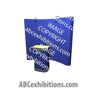 Curved 3x3 Velcro Pop Up