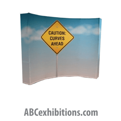 Curved Fabric Pop Up