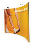Formulate curved display