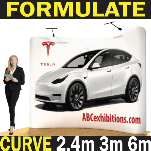 Formulate curved display