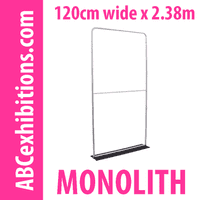 Formulate Monolith Fabric  Exhibition Banners 60cm to 150cm