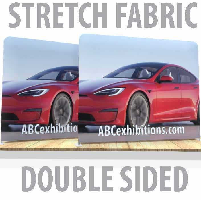Formulate Straight Stretch Fabric Pop Up Exhibition Display Stand