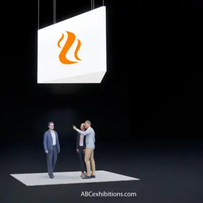 Giant Triangular LED Sky Banner