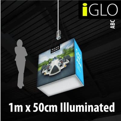 Illuminated LED stand topper 150