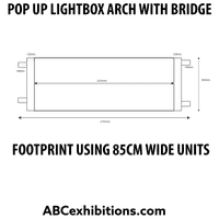 LED Exhibition Lightbox Arch