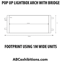 LED Exhibition Lightbox Arch