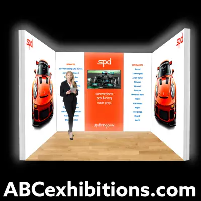 LED Lightbox Exhibition Stands