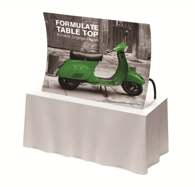 Lightweight tabletop stand