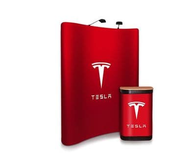 Magnetic Curved Pop Up Display 3x2