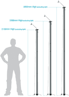 5m x 4m modular Twist linking exhibition stand display