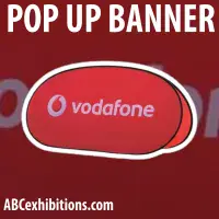Outdoor pop-up banner