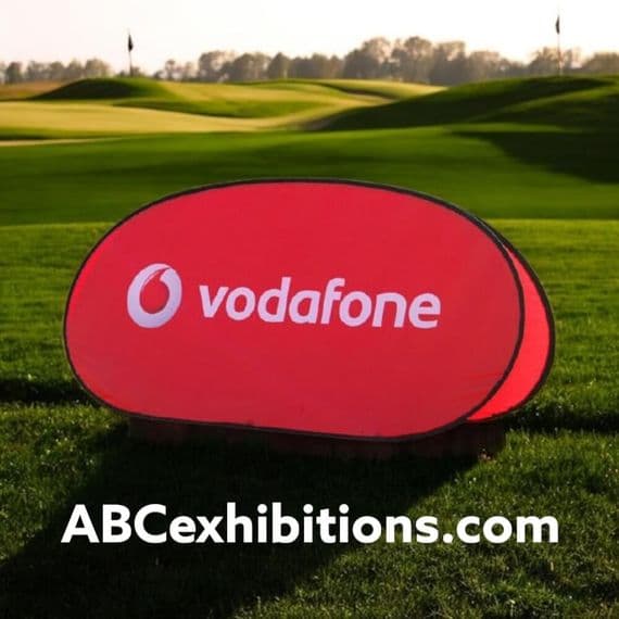 Outdoor pop-up banner