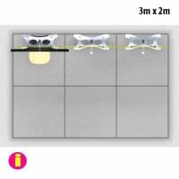 3m Straight Twist exhibition stand