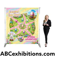 Pegasus Banner Stand With A 3000mm x 2400mm maximum graphic panel