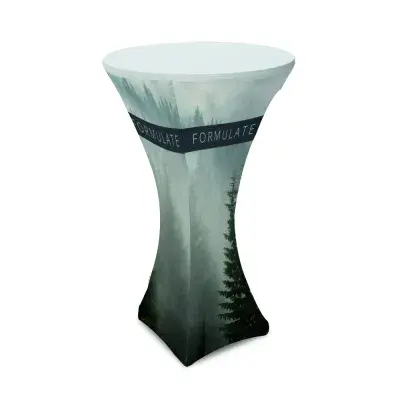 Portable Printed Poseur Table