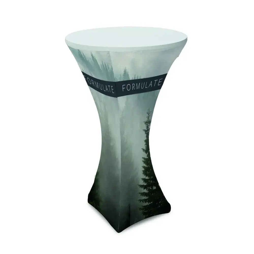 Portable Printed Poseur Reception Table