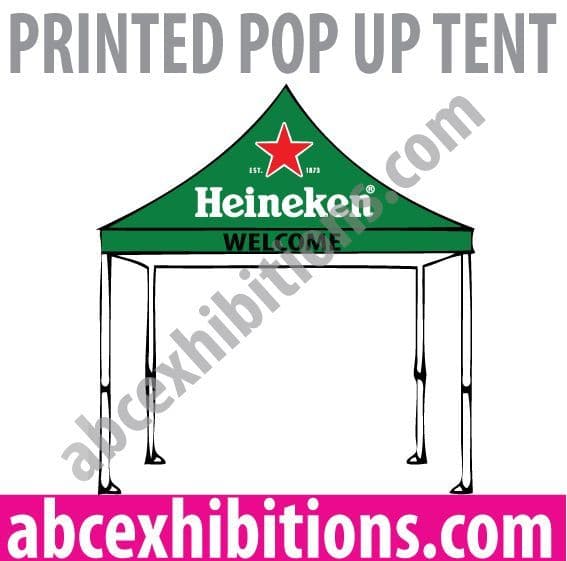 Printed pop up gazebo tent